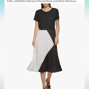 Karl Lagerfeld pleated dress